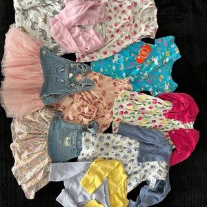 13 piece Baby Girl Dress Bundle | 9-12 months